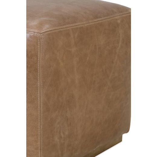 Picture of Dena Leather Accent Ottoman